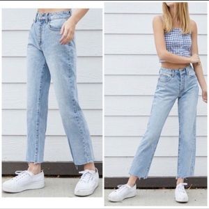 Brandy Melville John Galt Millie Light Wash Jeans L RARE